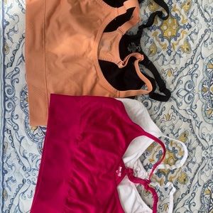 Four Med Sports Bra. Gently Used. 2 Ryka Brand, 2 Pro - Fit.